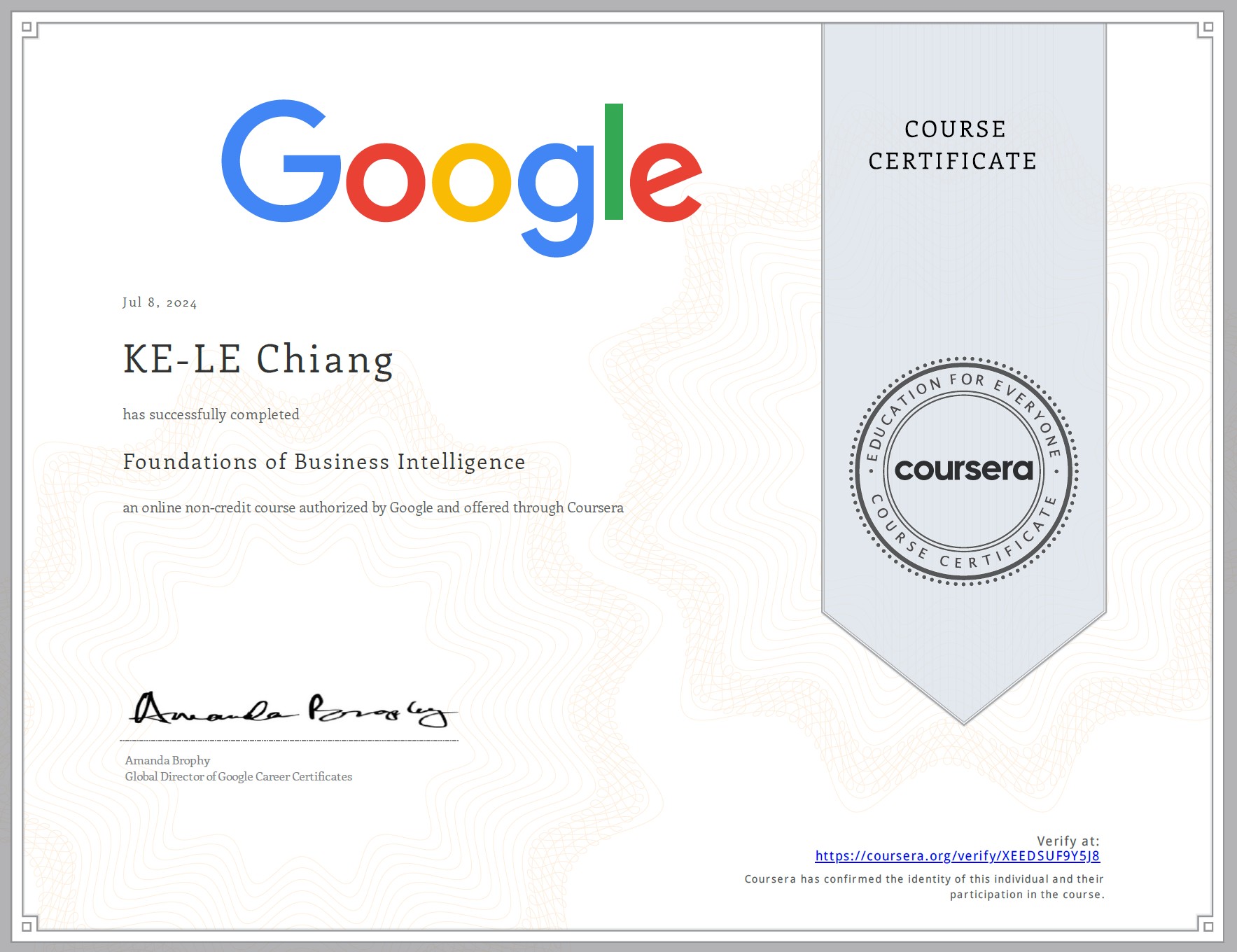 Certificate Image